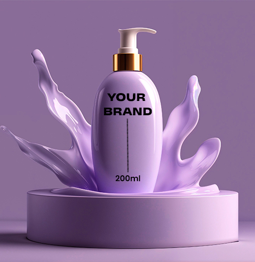 Lotion Bottle — AK Krishiv private label, 200ml