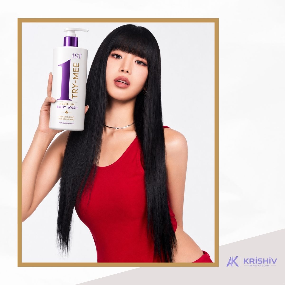 1ST TRY-MEE Premium Body Wash — Look 03, launched with AK Krishiv