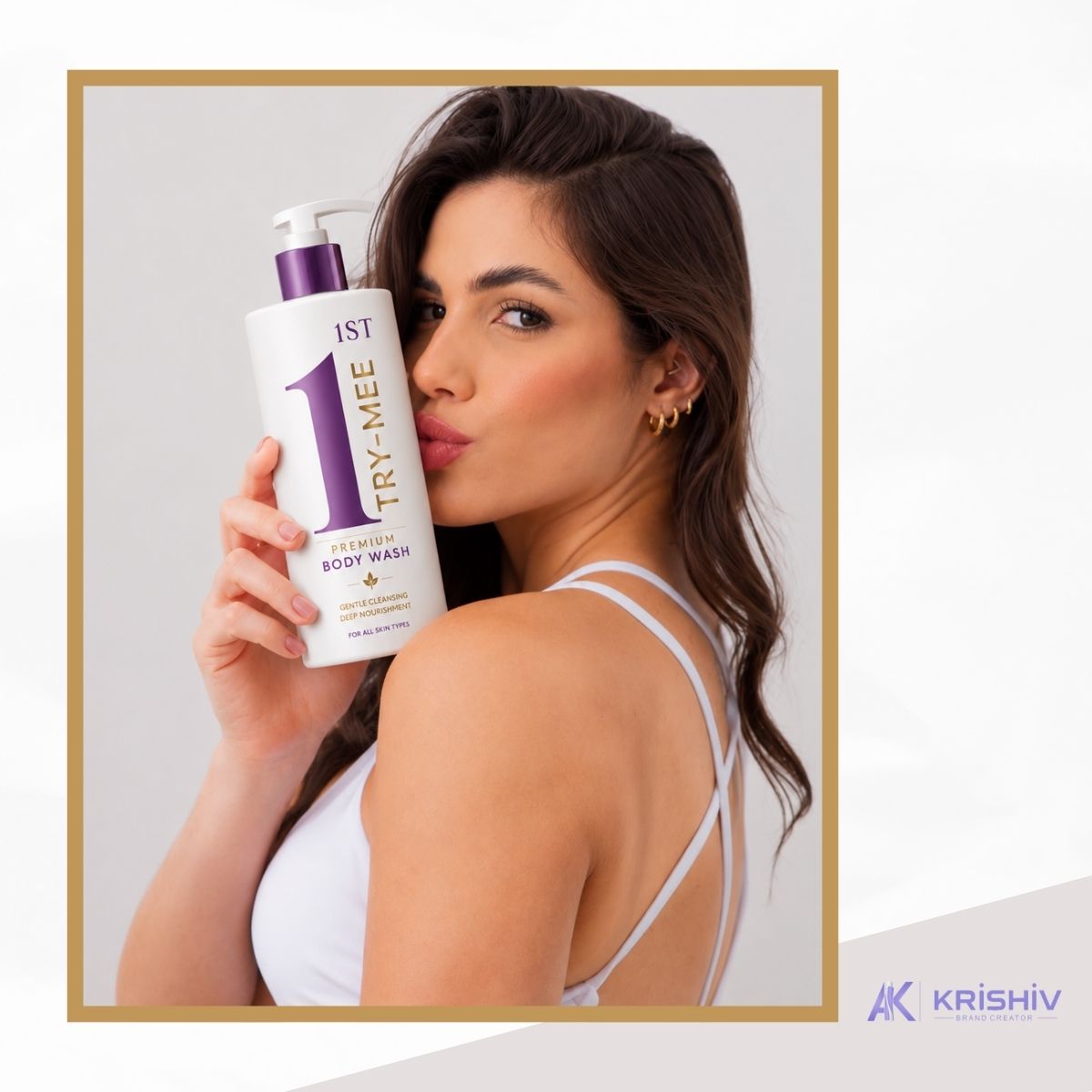 1ST TRY-MEE Premium Body Wash — Look 06, launched with AK Krishiv